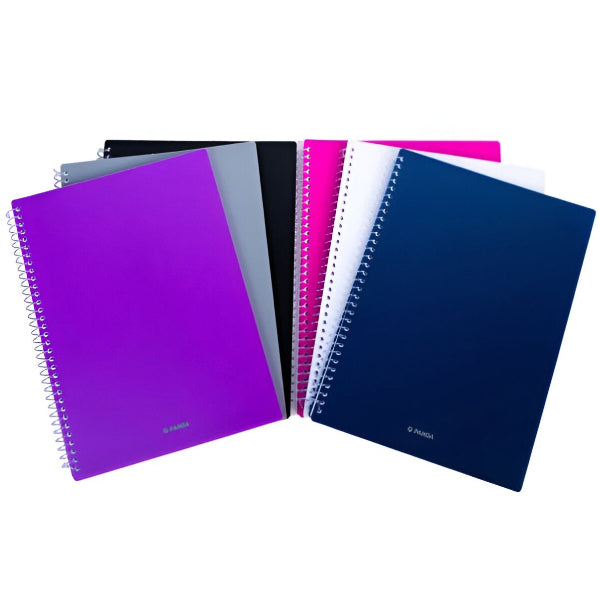 Panda B5 Spiral Notebook – 80 Ruled Sheets