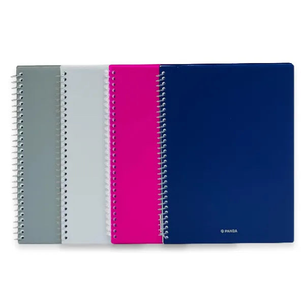 PANDA  Spiral Note Book Ruled B5 Size 100 Sheets- 1 Pieces Set