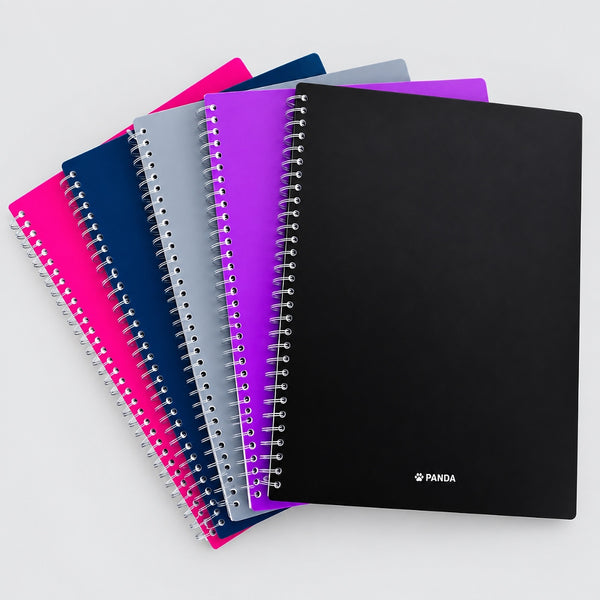 Panda A5 Spiral Ruled Notebook 100-Sheet-Assorted (1 Pieces Only)