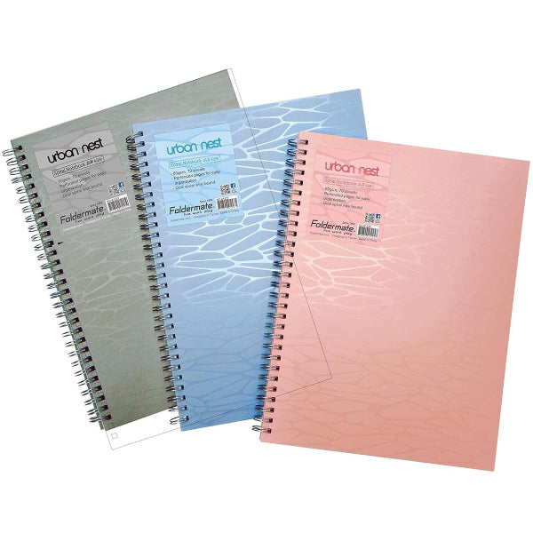 Foldermate Premium Spiral Notebook A4 Assorted Color 1 Piece Only (70 Sht)
