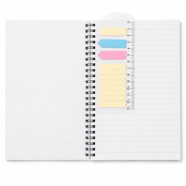 Foldermate Wewrite A5 Notebook With Bookmark Ruler & Sticky Notes – 70 Sheets-Assorted alternate
