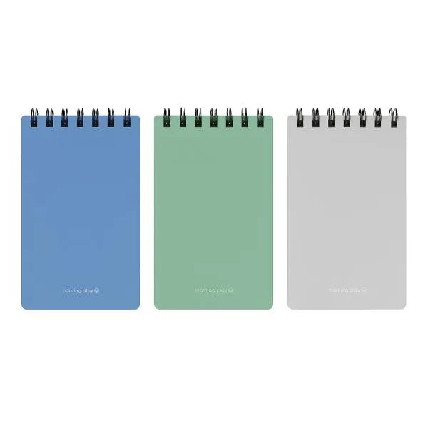 Morning Glory MY Modern Hard Cover Memo Book Ruled Notebook A6 80 Sheets Assorted Colours