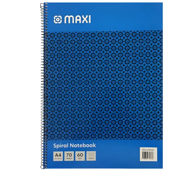 Maxi 70' S Spiral Notebook A4 Size -70 Sheets