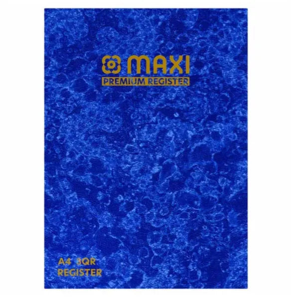 Maxi Premium Register Books A4 Size 3qr