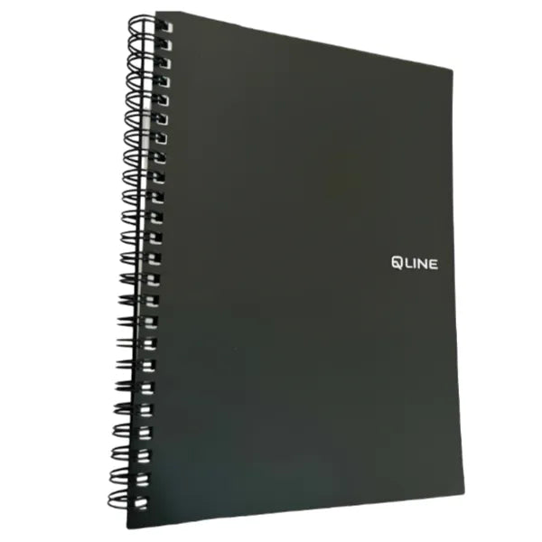 Q-Line Spiral Notebook Ruled A5 Size -100 Sheets-1 Pieces Set alternate