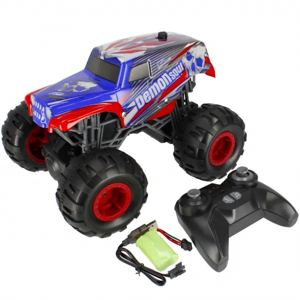 SmokeFury Monster Truck Remote Control Off-Road Stunt Car (OFAM33)