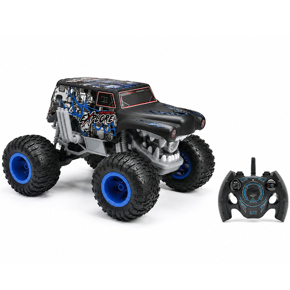 1:12 Scale High-Speed Remote Control Monster Truck – Black & Blue
