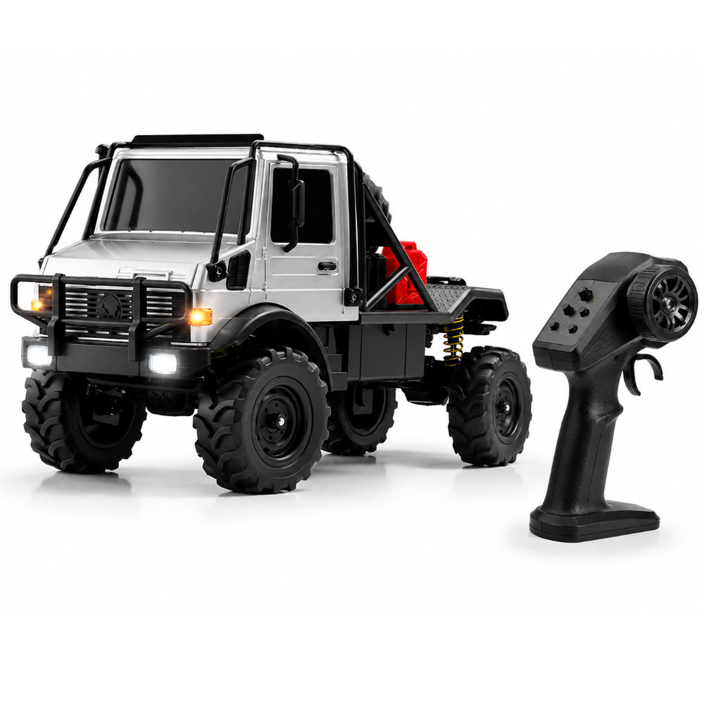 1:18 Scale 4Wd Rc Unimog Off-Road Rock Crawler Truck – Silver