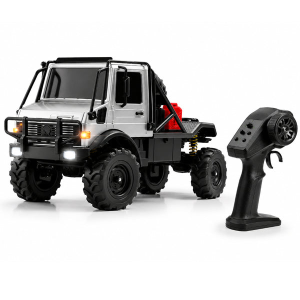1:18 Scale 4Wd Rc Unimog Off-Road Rock Crawler Truck – Silver