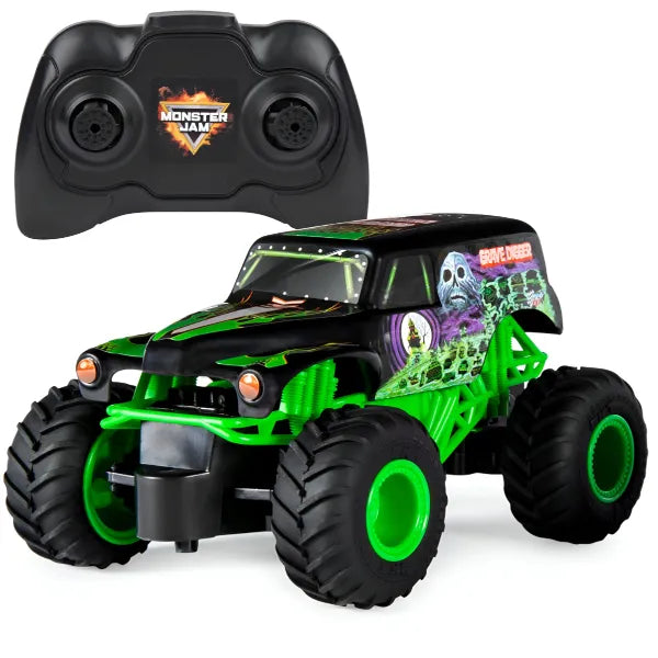Monster Jam Grave Digger Remote Control Monster Truck Toy Car