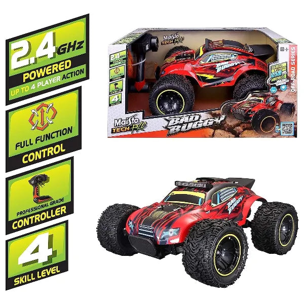Maisto Tech R/C Off Road Attak – سيارة سباق وعرة التحكم عن بعد 2.4 جيجاهرتز للأطفال