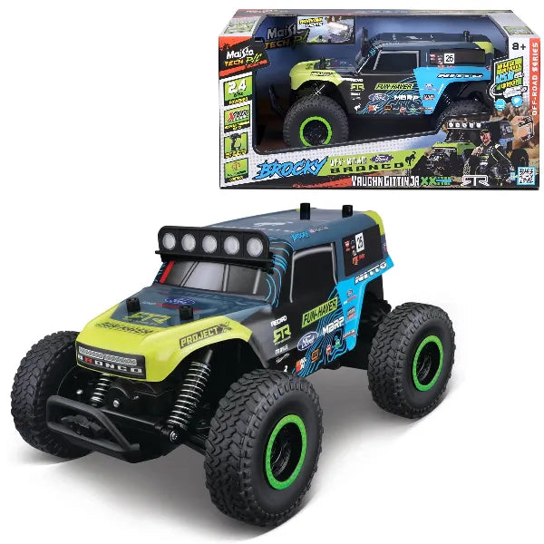 Maisto Tech R/C Ford Bronco R Buggy – 2.4GHz Off-Road Monster Truck Radio Control Toy for Kids