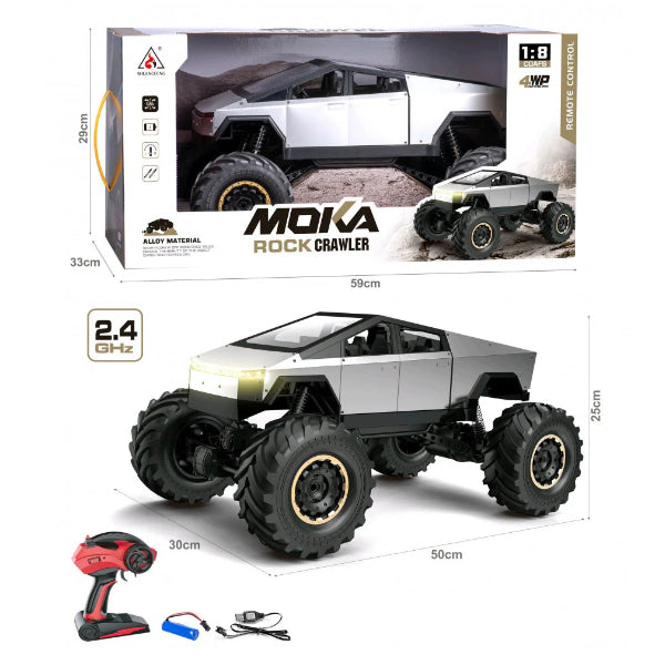 1:8 Scale Remote Control Tesla Pickup Rock Crawler Off-Road Truck(OFWD44)