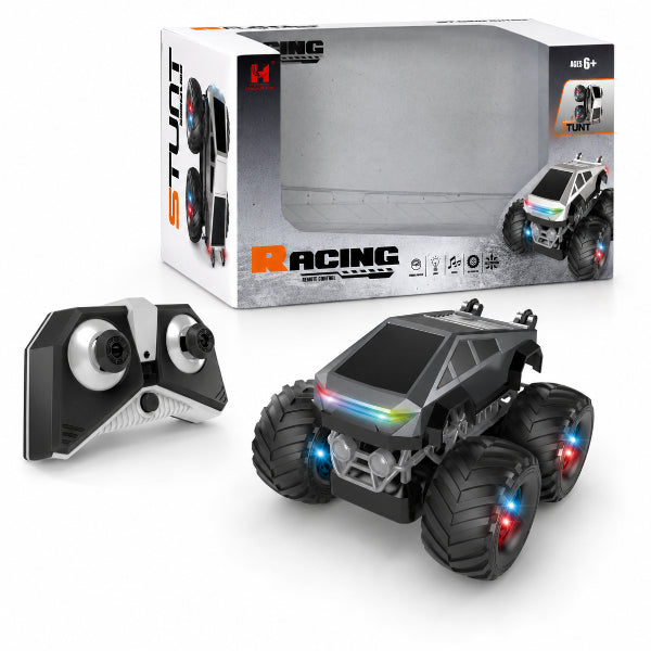 Tesla Style Rc Stunt Monster Car With Lights & Music