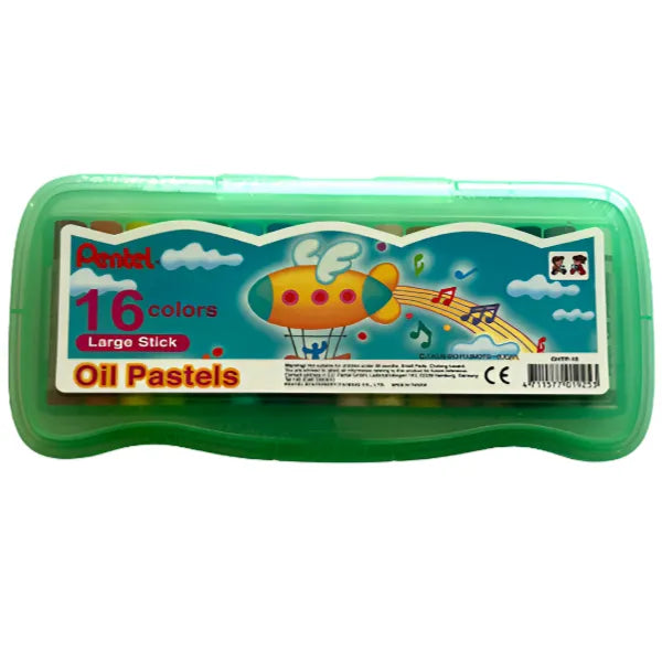 Pentel Oil Pastel 16 Color Large Pp Case