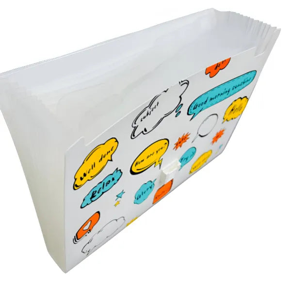 Expanding 13 Pockets File Bag With Handle alternate