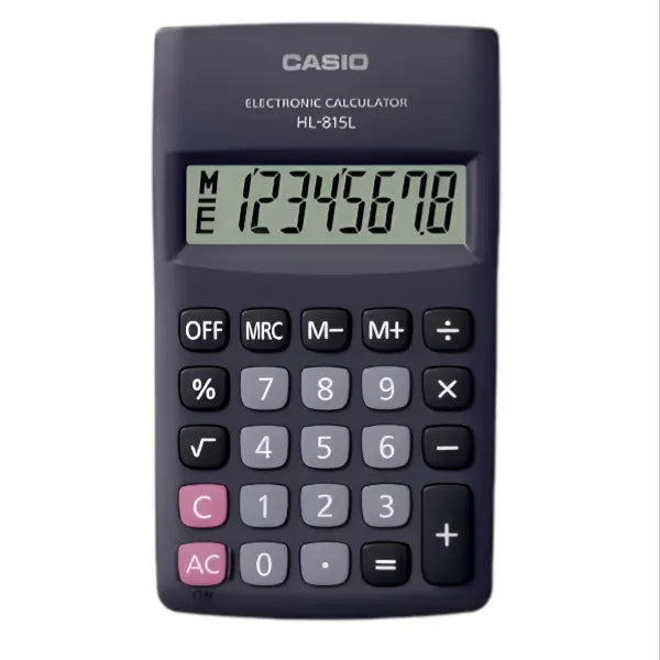 CASIO HL-815L-BK Portable Basic Calculator  (8 Digit)