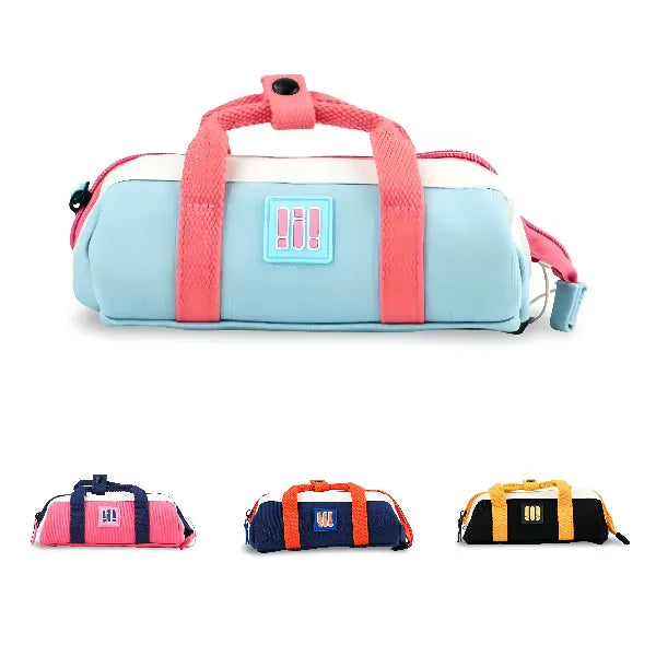 Mini Duffel-Style Pencil Case – Assorted, 1-Piece Set