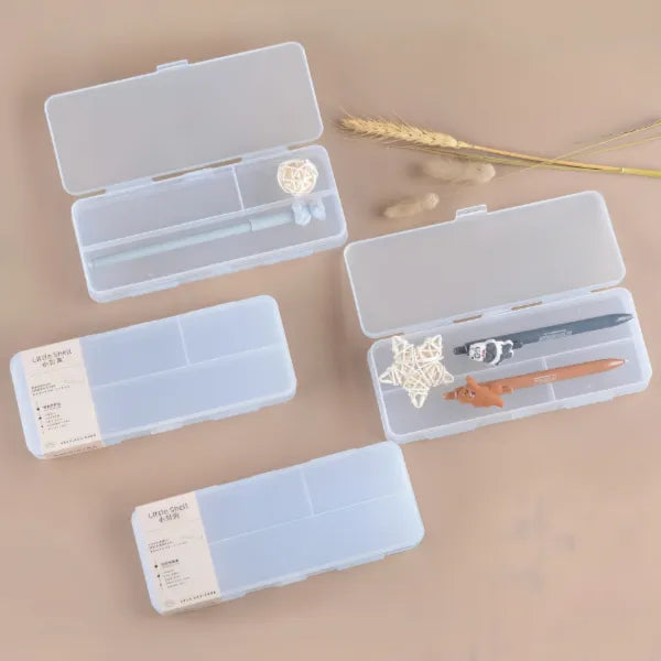 Transparent Plastic Pencil Case-Pencil Box