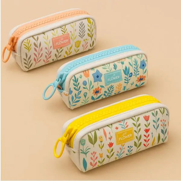 Floral Pencil Case-Assorted 1 Pieces Only