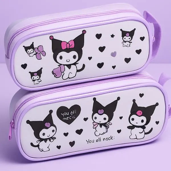 Kuromi Zipper Pencil Case-  Assorted (1 Piece Only)