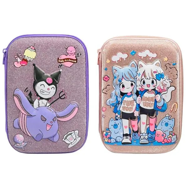 Cute Character Hard Shell Pencil Case - (Sold Separately)