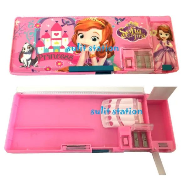 Girls Cartoon Character Magnetic Pencil Case For Girls alternate