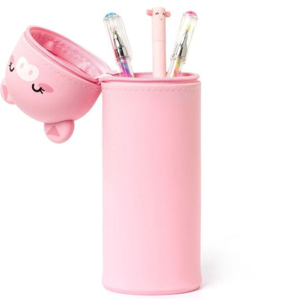 Legami Kawaii 2-In-1 Silicone Pencil Case – Piggy alternate