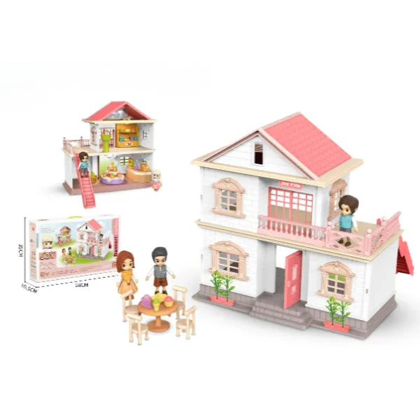 DIY Villa Playing Doll House Playset