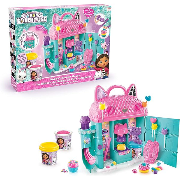 Canal Toys Gabby’S Dollhouse Dough House Playset – Kids Dough Toy Kit