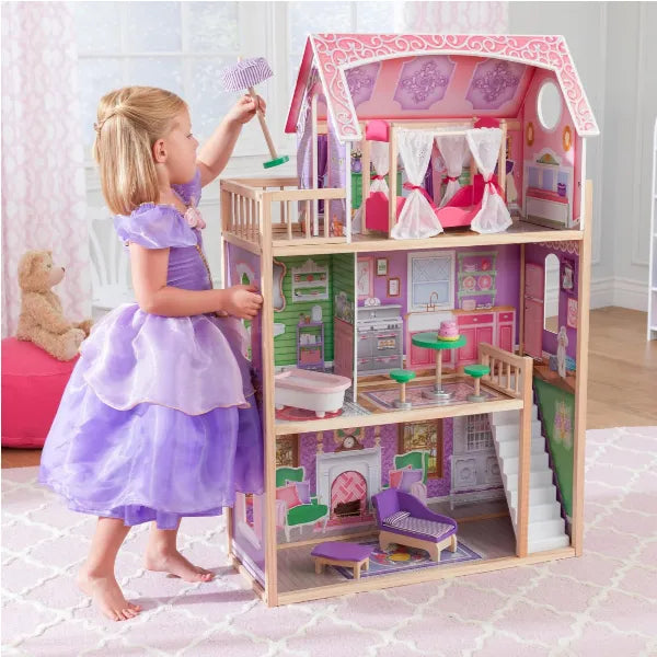 KidKraft Ava Wooden Colorful Dollhouse For Kids - Toddler Toy alternate