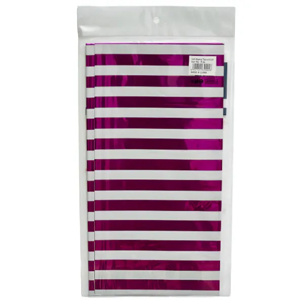 Party Decoration Purple And White Design Aluminium Foil Premium Quality Table Ware-Table Sheet
