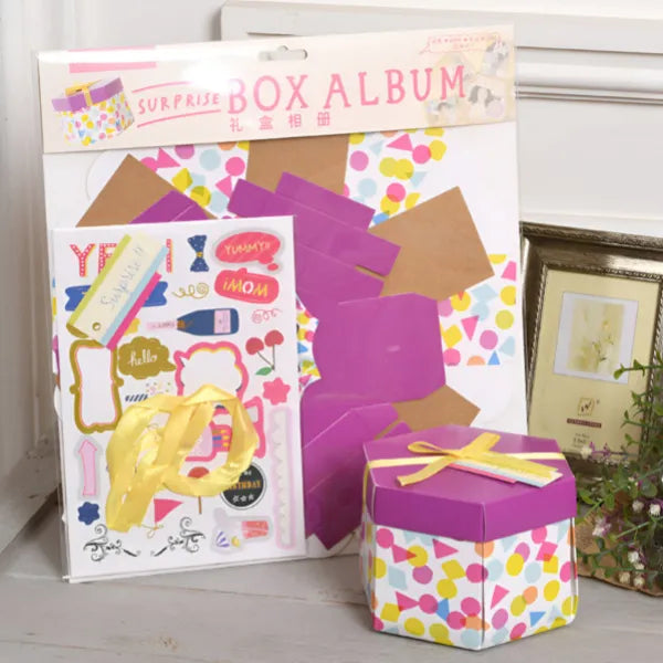 Happy Birthday Surprise Explosion Gift Box Photo Album-DIY-1 Pieces Set