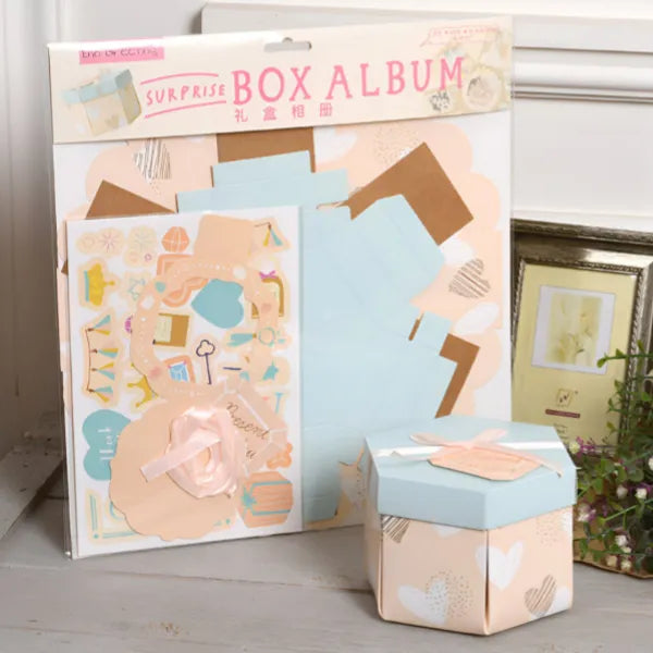 Happy Birthday Surprise Explosion Gift Box Photo Album-DIY-1 Pieces Set alternate