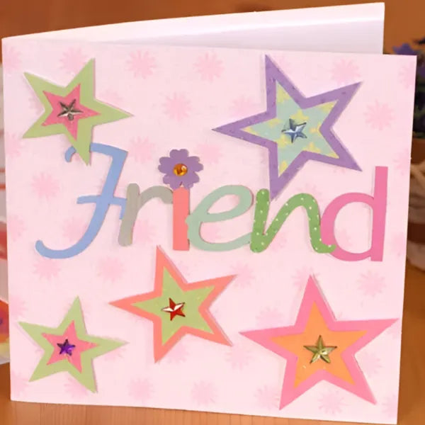 Greeting Card With Envelope For Friends