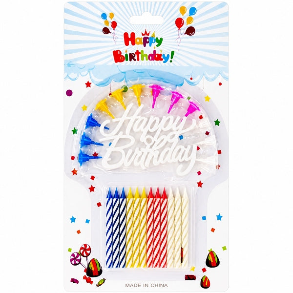Happy Bithday Candle 12 Candles (Pics10-s12)