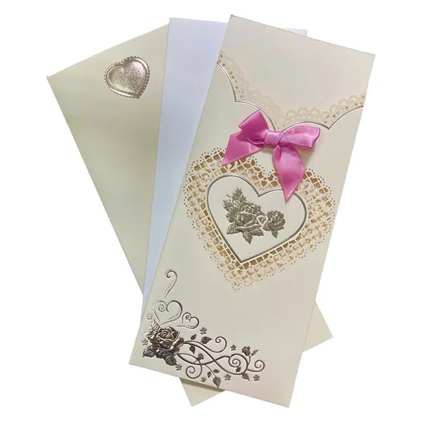 Party Invitation Card with Pookie Tie-Includes Paper & Card (PIDB343)