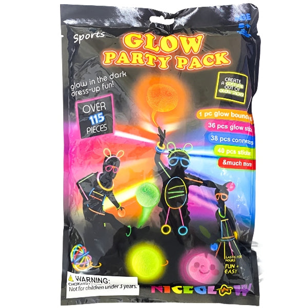 Glow Stick Costume Party Set-115 Pieces (PIGB384)
