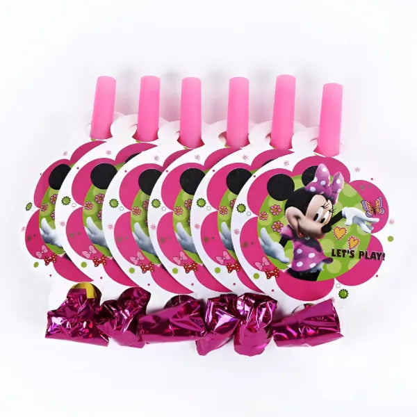 Minnie Mouse Party Whistle-pack Of 6 Pieces