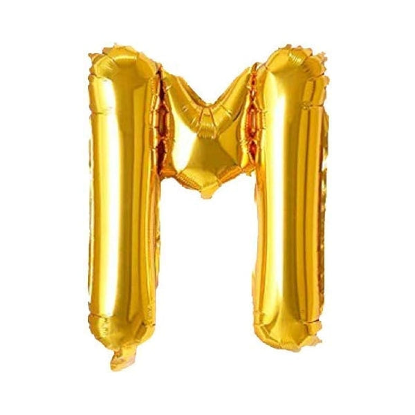 Party Decoration Gold Foil Balloon Letter M PIGC269