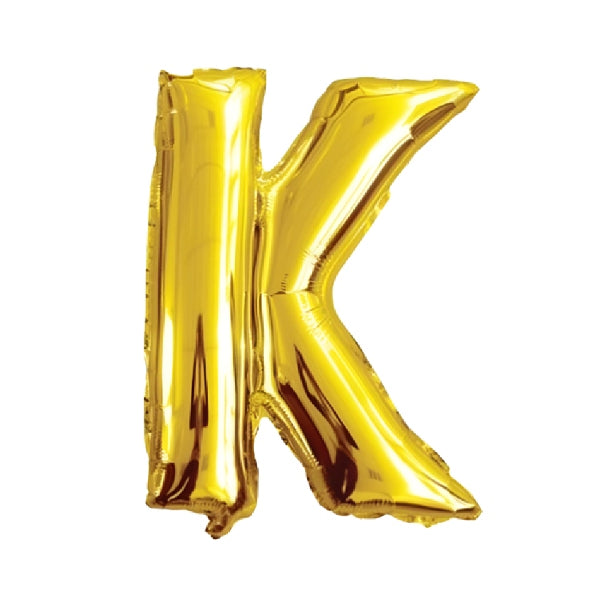 Party Decoration Gold Foil Balloon Letter K