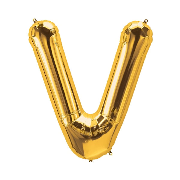 Party Decoration Gold Foil Balloon Letter V