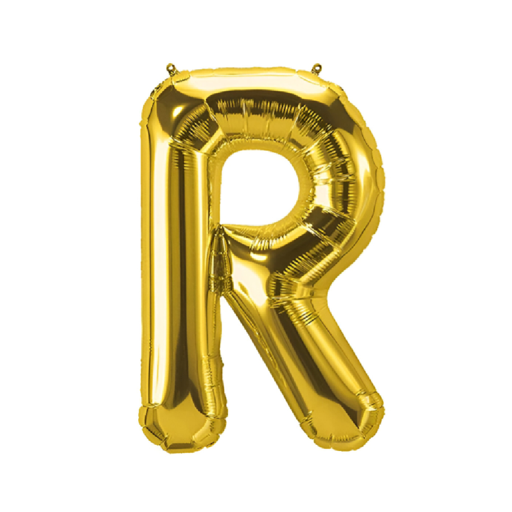 Party Decoration Gold Foil Balloon Letter R PIGC280