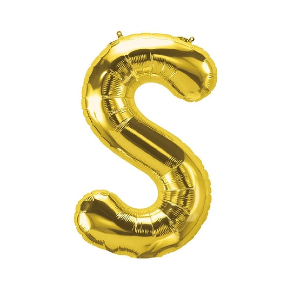 Party Decoration Gold Foil Balloon Letter S