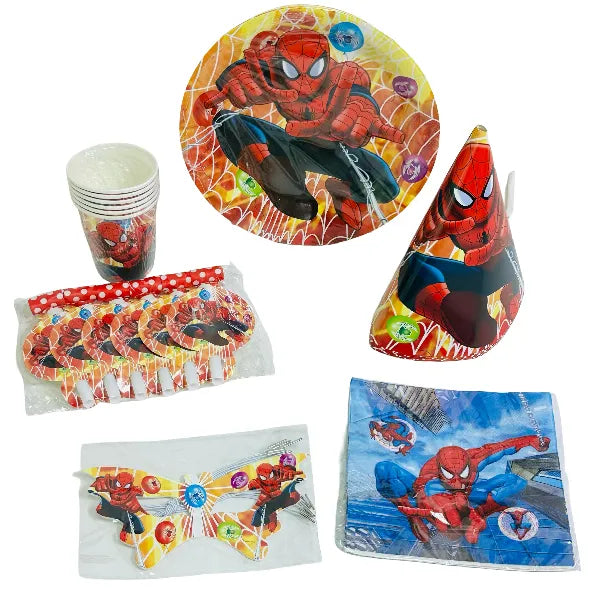 Spiderman Party Set  -36 Pieces