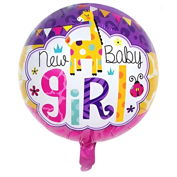 New Baby Girl Party Decoration Foil Balloon
