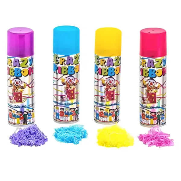 Party Decoration Crazy Ribbon spray For Celebration-Assorted