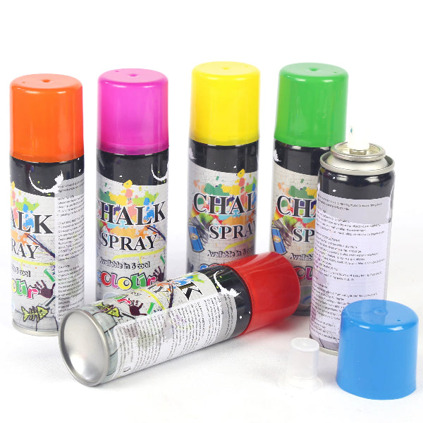Spray Chalk Sidewalk Paint – Assorted 1 Pieces Set