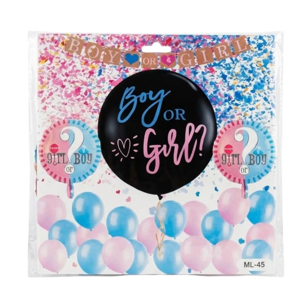 Gender Reveal Balloon Decoration Kit – Boy Or Girl Theme