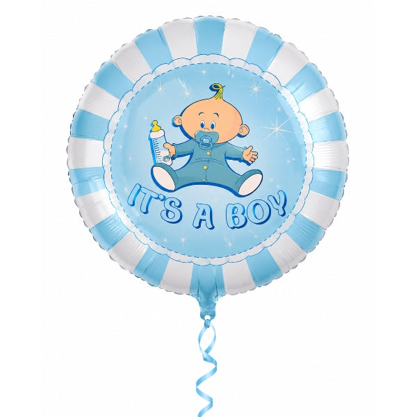 It’S A Boy Baby Foil Balloon – 18 Inch With Helium